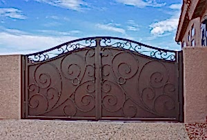 French-Arched-Iron-Gate